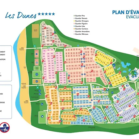 Mobil-home&plage, Piscines - Les Dunes 5 étoiles *